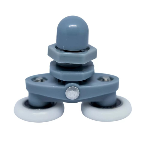 Görgő zuhanykabinhoz, dupla, szürke, 22-23 mm, 2db/cs.